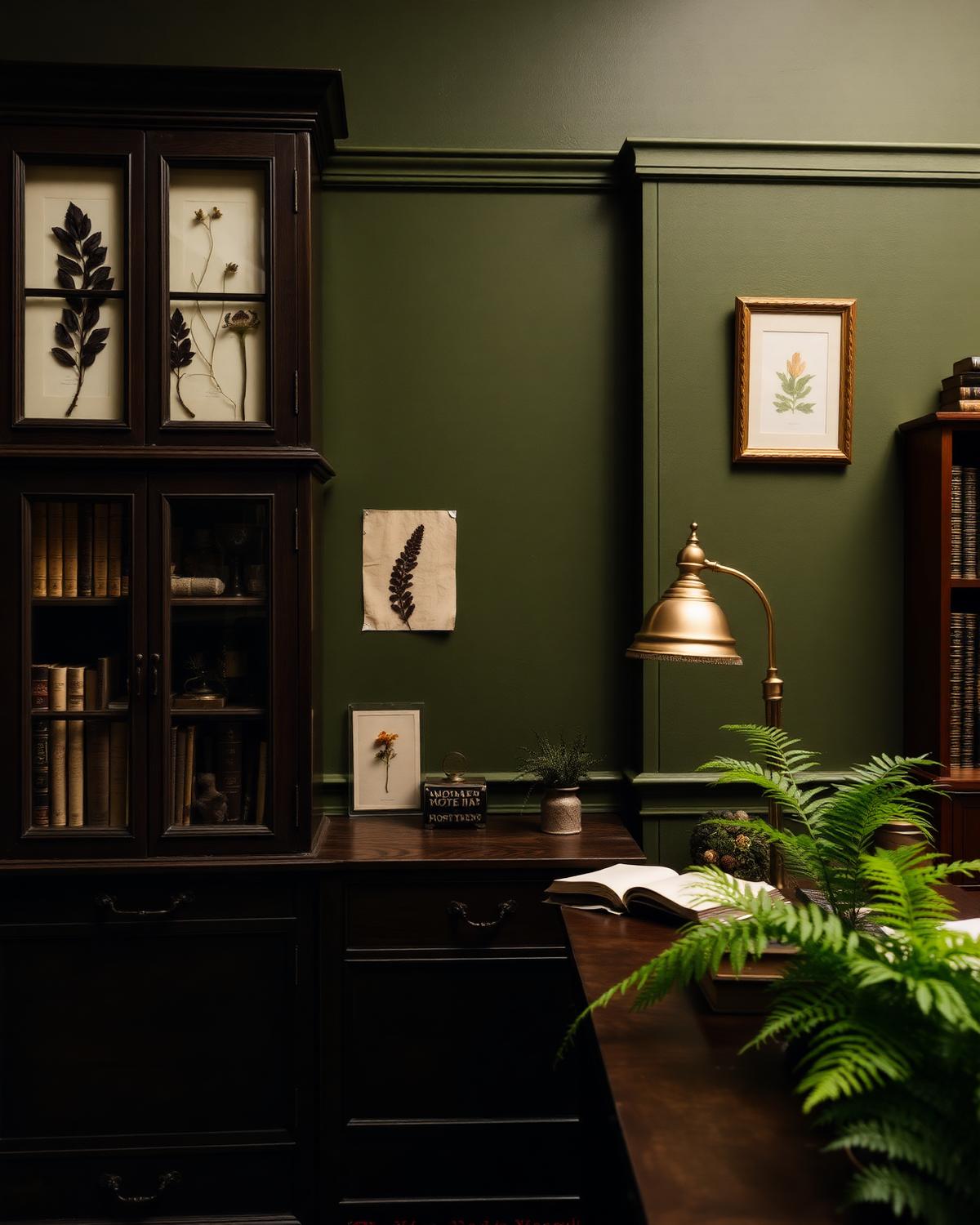 Specimens, ledgers, and lamplight