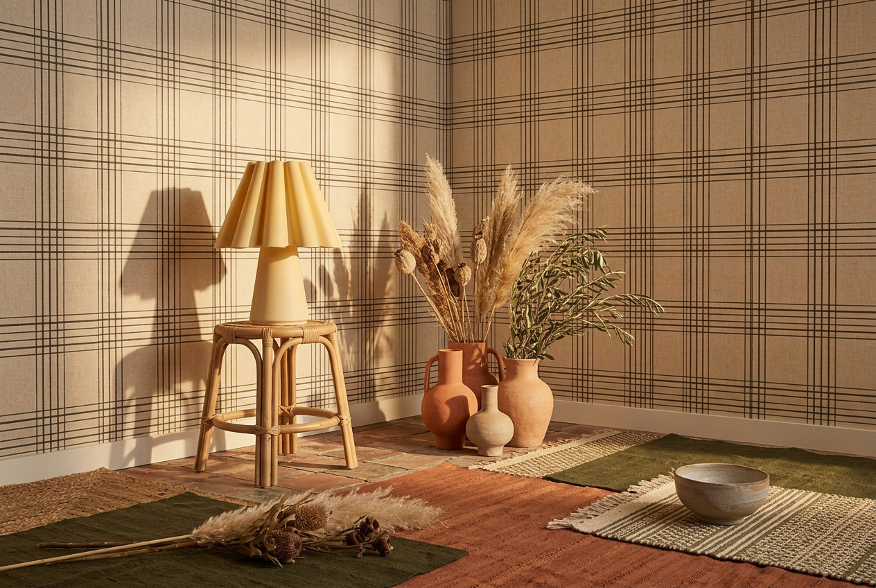 Living Room — The room that receives people, starts conversations with light, seating, and one unforgettable object.